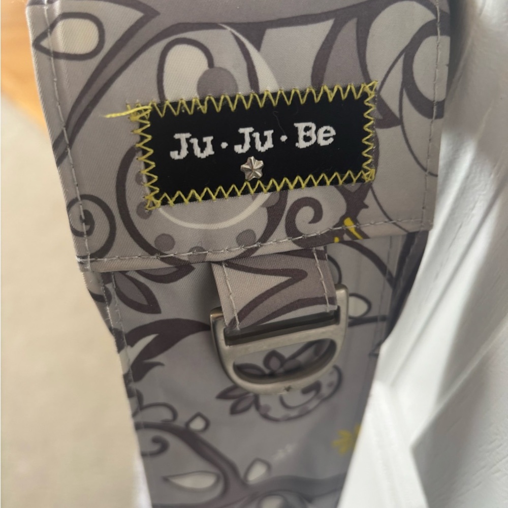 Ju-Ju-Be Gray and Yellow Baby Bag